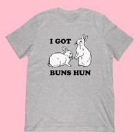 I Got Buns Hun T-Shirt | Funny Easter Rabbits Bunnies Shirt S