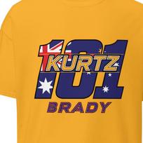 Brady Kurtz 101 Australijos Speedway Lenktynių Marškinėliai, Australų Gerbėjų Apranga S black