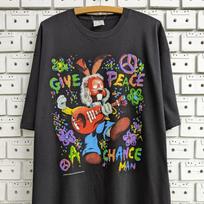 Vintažiniai 1992 m. The Magic Roundabout marškinėliai Dylan Rabbit BBC vaikų TV serialas Danot Production Prekės ženklo Marškinėliai Dydis XL 3XL gray