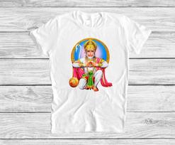 Monkey God Hanuman Graphic Tee, Hinduism, Yoga Meditation T shirt 2XL