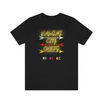 Kansas City Chief's Football, Jersey Short Sleeve Tee, kansas city chiefs, kansas city chiefs shirt, kansas city, football shirt, chiefs 3XL