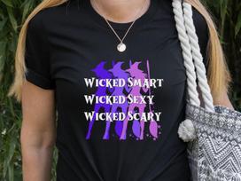 Wicked Witch T-Shirt | Boston Accent, Halloween Costume S