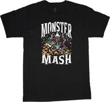 Monster Mash Halloween Scary Costume Graphic Design Gift for Halloween Novelty Shirt Black Shirt 3XL