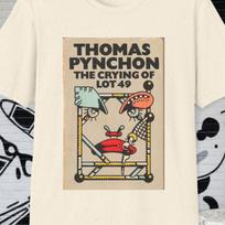 Thomas Pynchon, OG 1975 Art! The Crying of Lot 49. james joyce, gaddis, Literature, Books, faulkner, cormac mccarthy, banned, students, PhD 3XL beige