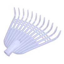 Leaf Rake Easy Connect Flower Planting Soil Rake 12 Tooth Rake Garden Hand Tool 1 balta