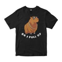 Cool Capybara Ok I Pull Up T-Shirt, Men's and Women's Sizes XL