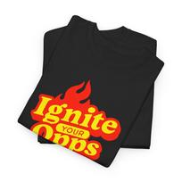 Ignite Your Opps Tee | Flame Logo Graphic Shirt S