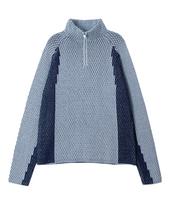 Fdr Honey Comb Jqd Racing Half Zip Up_Navy/Sky Blue L