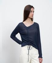 Rene J String Golgi Knit Cream/Os