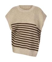 Maremonte Striped Knit Vest_M23Omkt84M0 Beige(Beg)/Ff