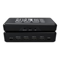 Dual HDMI Live Streaming Video Switch 2CH Live Broadcast Camera Video Mixer Switcher USB C Record with Mic Line in Audio Mixing juoda