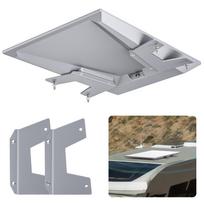 SK00150  Universal Starlink Dish Mount Bracket - Heavy Duty Aluminum Alloy, Includes 35mm Screws & Template for Easy DIY Setup pilka spalva