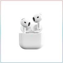 4th Generation AirPods 4 Bluetooth 5.3 Wireless Earbuds Transparency Mode Voice Isolation Dual Mic Long 30H Playback Sweatproof Sport Earphones balta