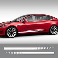 Automobilio kėbulo lipdukai Juosmens linijos dekoracijos Plėvelė Automobilio durų šoninės apdailos viniliniai lipdukai Automobilio priedai Tesla Model 3 S X For Model 3