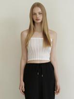 Kinder Baby Lace Frill Tube Top - White White/Free