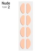 Adhesive Glasses Holder Skin Color/Black EVA Nose Pads Non-slip Eyeglasses Nosepads Self-adhesive nude-type 2