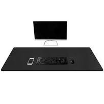 Mydours PU Leather Desk Gaming Mouse Suede Large Desk Mat for Desk Computer Desk Blotter Protector Pad, Non-Slip Pad, Base, Top, 110x40cm, Waterproof, juoda