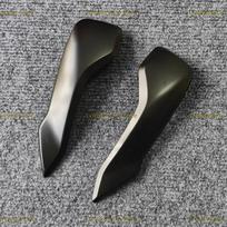 Motorcycle Head Side Panel Upper Front Headlight Nose Turn Signal Fairing Fit For Yamaha MT-07 MT 07 MT07 2021 2022 2023 2024 matinė juoda spalva
