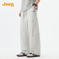 JEEP Men's Ice Silk Loose Straight Workwear Pants 3XL