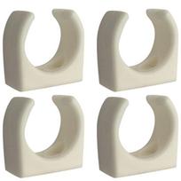 4 Pcs Nylon Ladder Clip Boat Hook Clip For Size 1-1/4Inch Diameter Per Set UV Marine Accessories Yacht Boat,White NONE raudona