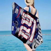 New York Giants Helmet Microfiber Beach Towel, Lightweight And Quick-Dry, for Summer Travel, Beach Essential, Swimming Pool 70cmx140cm(27x55inch)