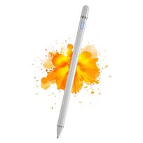 Active Rechargeable Universal Stylus Pen Nib Tip Compatible with iPad iPhone Samsung Lenovo-for IOS for iPad Air Pro Mini balta