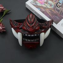 Japonijos samurajų Oni demono kaukė Helovinas Demonas Samurajus Cosplay Siaubo Prajna Killer Kaukės Vakarėlio kostiumų rekvizitai C