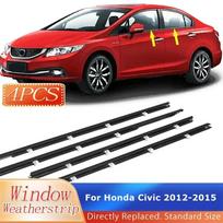 Honda Civic 2012-2015 langų sandarikliai Išorinio stiklo sandariklio juostelė Sandarinimo guminės juostelės Langų vandeniui atsparus stiklo sandariklis