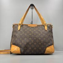 [Pre-Owned] Estrela Medium Brown Coated Canvas Monogram Crossbody Handbag Shoulder Bag - Good #1K3XYWH ONE SIZE