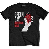 Green Day American Idiot Tshirt Black Unisex Rock Band Tee S5xl S