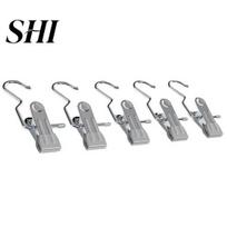 Portable Clothes Hanger 5Pcs Hat Pants Storage Hanging Hook 360-degree Rotating Versatile Clothing Organization Tools Multipurpose Non-slip 5pcs pilka