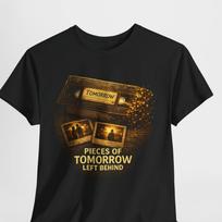 Vintage VHS Nostalgic T-Shirt, Y2K Aesthetic Graphic Tee, Pieces of Tomorrow Left Behind Shirt, Retro Memory Shirt, Melancholic Gift 4XL