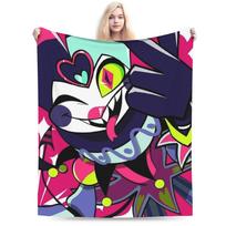 Fizzarolli Antklodė Velveteen Žiema Helluva Animacinis Bosas Daugiafunkcinė Super Minkšta Mėtoma Antklodė Sofai Biuro Kilimo Gabalas 75X95CM