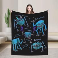 Projektas „Hail Mary“ Rocky Amaze Vintažinis Fleece pledas Pledai namams Miegamojo minkšta patalynė Pledai, 75X95CM