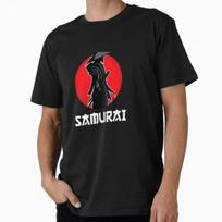 Japanese Samurai with Katana 1003 Vintage Warrior Gift T Shirt for Men Large Size Tops S6xl 100 Cotton Printed Clothes S įvairiaspalvis