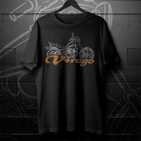 For Yamaha XV700 & XV750 Virago 1981-1998 Fans - Motorcycle T-Shirt S įvairiaspalvis