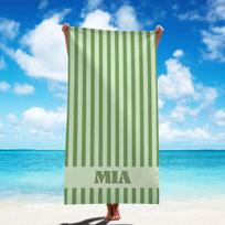 Custom Beach Towel Personalized Name Po 160x80cm Microfiber Bath Towels All Season Soft Absorbent Blanket 50x100cm(20x40in)