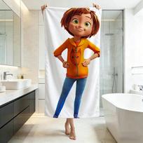 Fun W-Wonder ParkS Towel Five-Star Hotel Quality Eco-Friendly Ultra Soft Thick Towels & Beach Towels 50X100cm