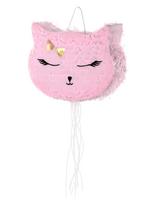 IPK - Pull Pinata Cat Pink - Vaikų gimtadieniui - Rožinė
