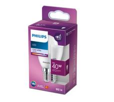 PHILIPS LED 40W P45 E14 Auksti balta 4000K matēta spuldze 8719514309562 929003540718