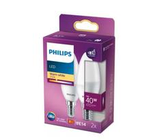 PHILIPS LED stikla 40W E14 Auksti balta 4000K B35 matēta spuldze 8718699762650 929002027015
