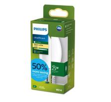 PHILIPS LED stikla 25W B35 E14 2700K matēta ultra energoefektīva spuldze 8721103052155 929004585301