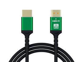 TV, SAT, HDMI, DVI kabeliai ir priedai // HDMI, DVI, AUDIO jungiamieji laidai ir priedai // 96-650# Przyłącze hdmi-hdmi 8k green proste 10m
