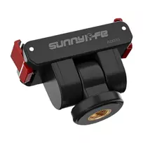 Sunnylife AD035 magnetinis tvirtinimo adapteris 1/4" sukiojamas 180° skirtas OSMO 360, ACTION 5 PRO, OSMO ACTION 4/3/2 universalus