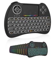 Fusion kompakta bezvadu tastatūra ar skārienpaliktni un krāsainu apgaismojumu Android | iOS | TV | PC