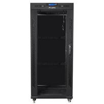 Lanberg RACK montavimo spinta 19 22U 800x800 FF01-8822-12BL, 800kg, 4 ventiliatoriai 230V, LCD ekranas, juoda, su žeme