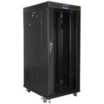 Lanberg RACK spinta FF01-8037-12BL, 800mm, 860mm, 1876mm, 37U, 800kg, IP20, LCD ekranas, 4 ventiliatoriai