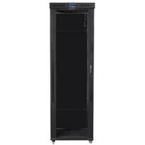 Lanberg montavimo spinta 19 47U FF01-8047-12BL, 800kg, 80cm, 232cm, 100cm, juoda, stiklo durys, su užraktu, su LCD