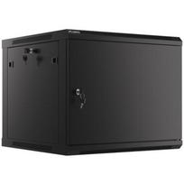 Lanberg Sieninis 19" Rack spinta 9U WF01-6609-00S, 600mm, 600mm, 9U, 60kg, IP20, metalinės durys, 2 ventiliacijos angos