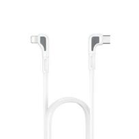REMAX Zenax RC-181i datu pārraides un uzlādes vads | USB-C uz Lightning | 20W | 1m | balts